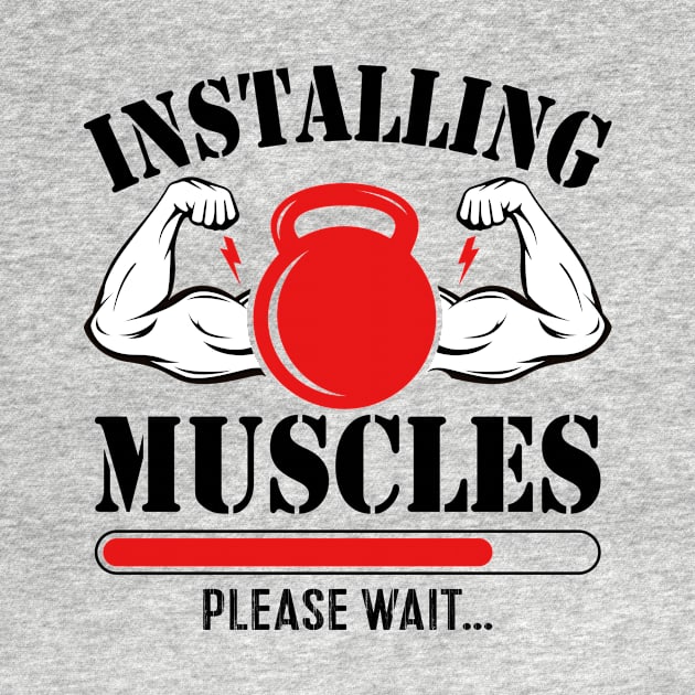 Installing Muscles Please Wait by badrianovic